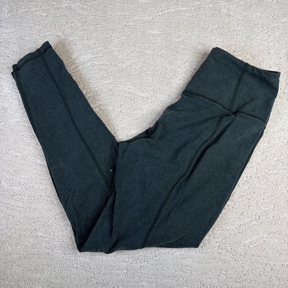 Women's Lululemon Size 6 Align High Rise Leggings Green